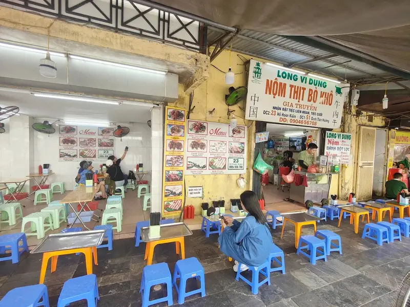 Long Vi Dung Nộm Thịt Bò Khô