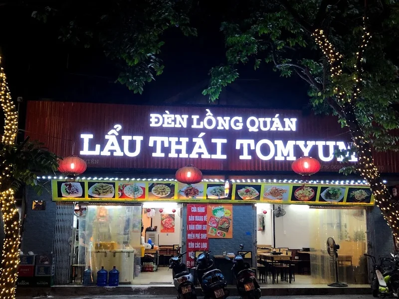 Đèn Lồng Quán Lẩu Thái Tomyum
