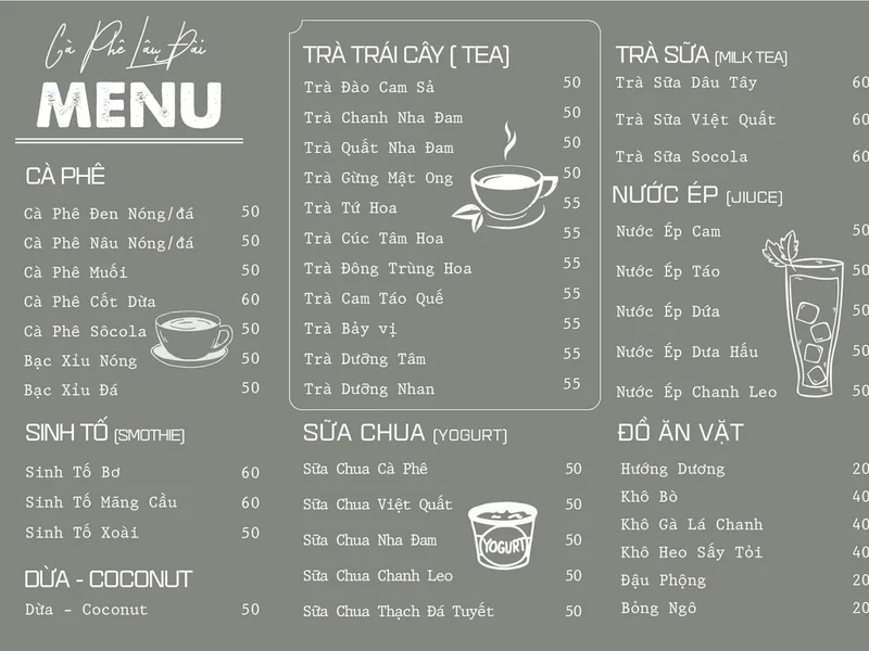 Tiệm Cà Phê Lâu Đài Tam Đảo