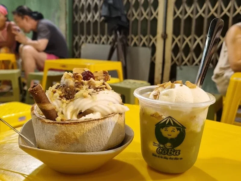 Kem dừa Cô Ba