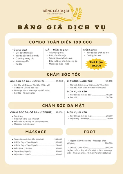 Gội Đầu Thảo Dược - Bông Lúa Mạch Quận 11