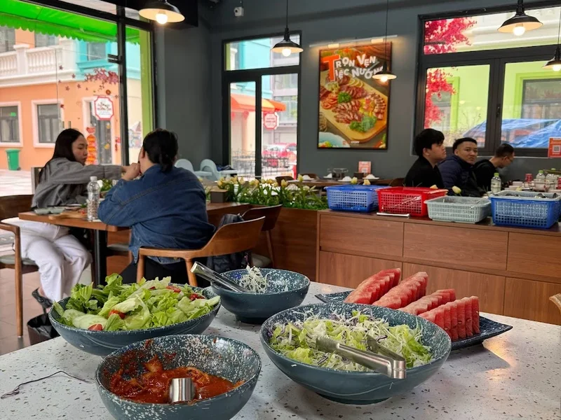 Roll story buffe Nướng đá
