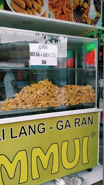 Gà rán khoai lang lắc Kính Mời