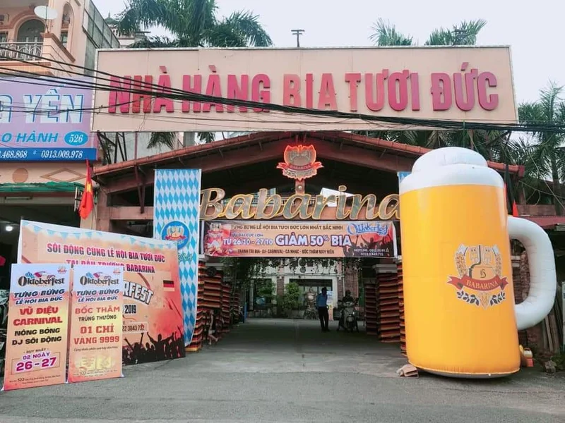 Nhà hàng bia tươi Đức Babarina