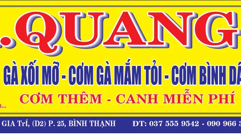 Quán Cơm Gà Xối Mỡ A Quang