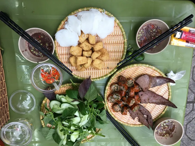 Bún đậu mắm tôm ngon
