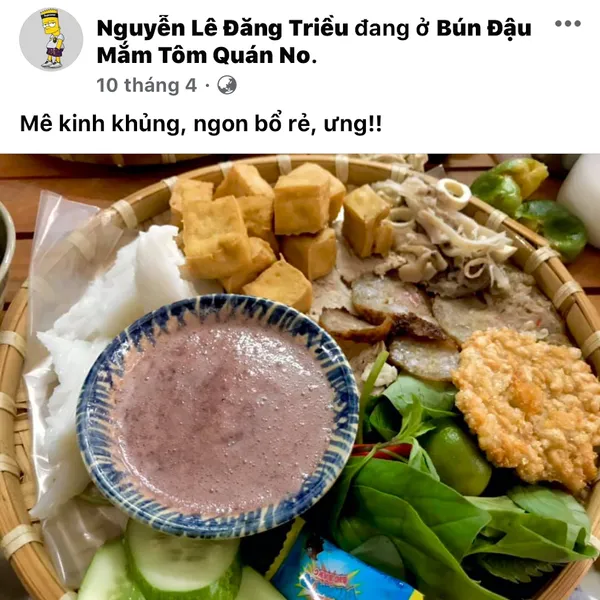 Bún Đậu Mắm Tôm Quán No