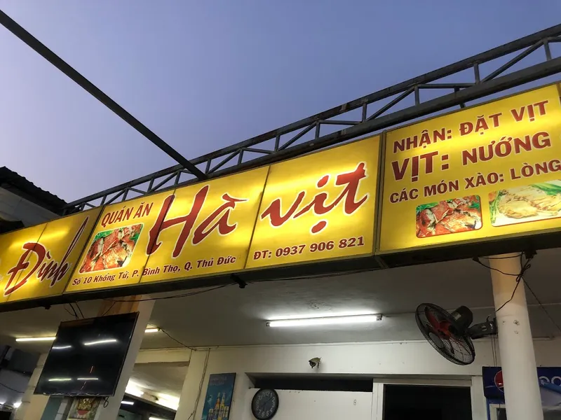 Quán ăn Hà vịt