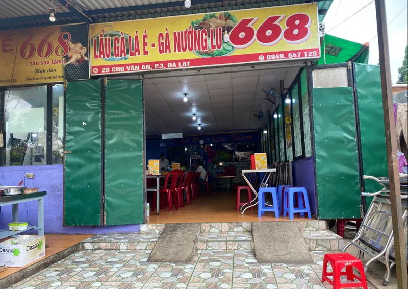 Lẩu gà lá é 668 - Gà Nướng Lu ngon uy tín tại chất lượng tại Đà Lạt