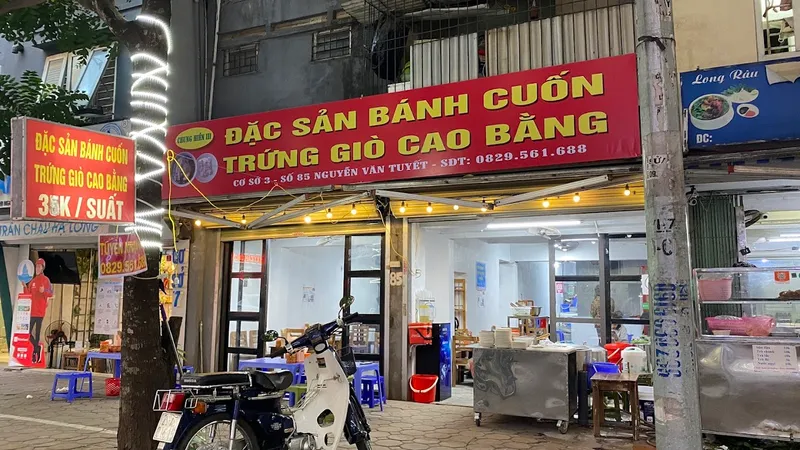 Đặc sản Bánh cuốn Cao Bằng