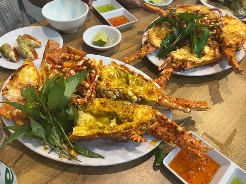 Hải sản nướng hấp