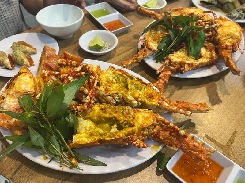 Hải sản nướng hấp