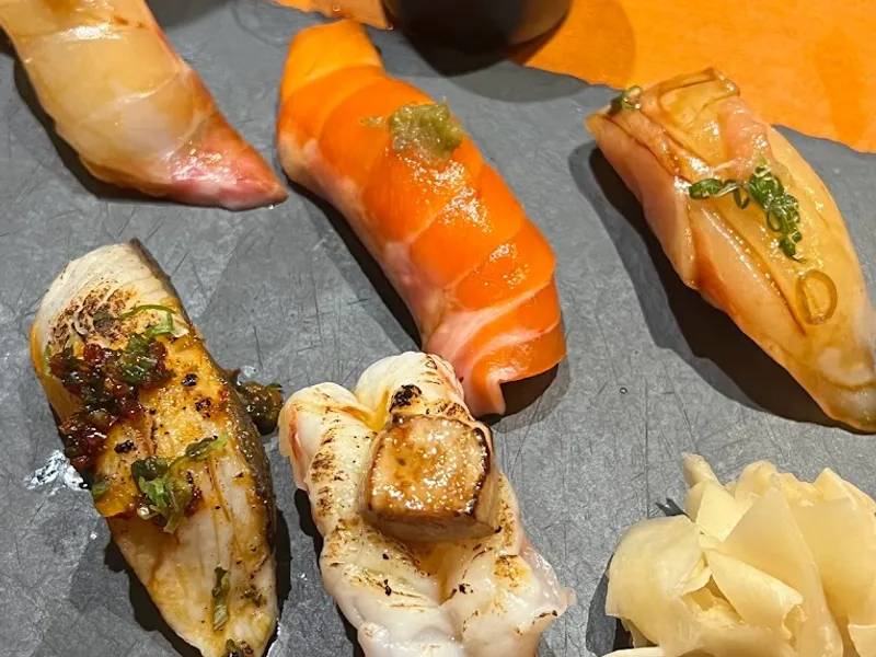 Dining ambiance of restaurant Sushi Dojo 1