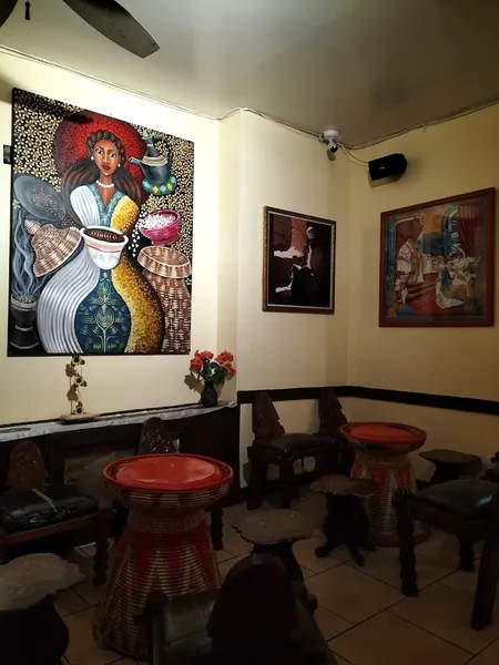 Dining ambiance of restaurant Queen of Sheba 1