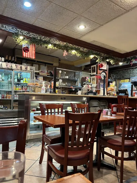 Dining ambiance of restaurant New York Luncheonette 1