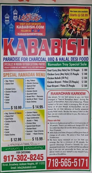 Menu Kababish