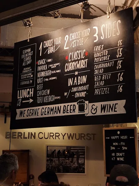 Menu Berlin Currywurst