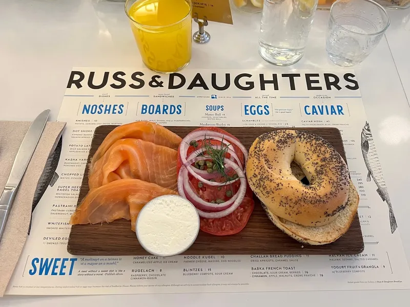 Menu Russ & Daughters Cafe