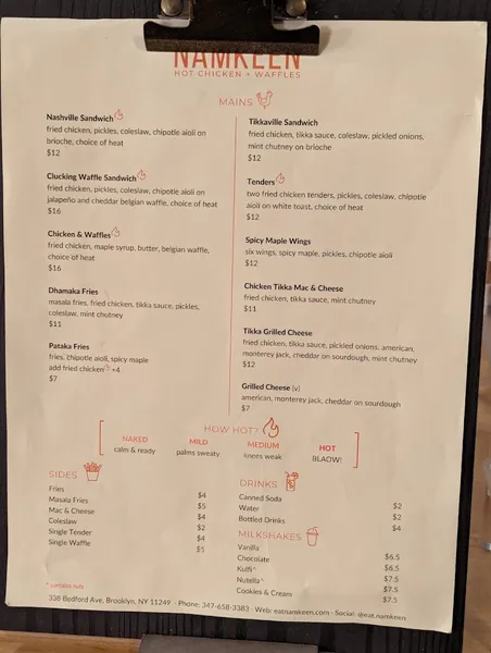 Menu Namkeen