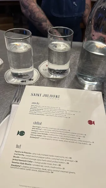 Menu Saint Julivert