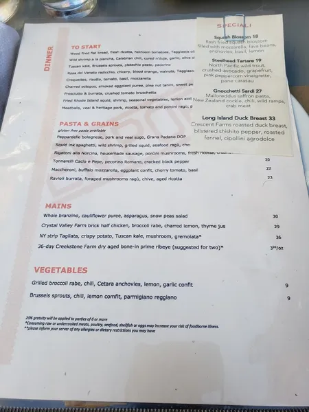 Menu Emporio