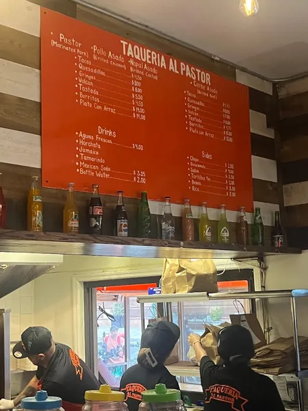 Menu Taqueria Al Pastor