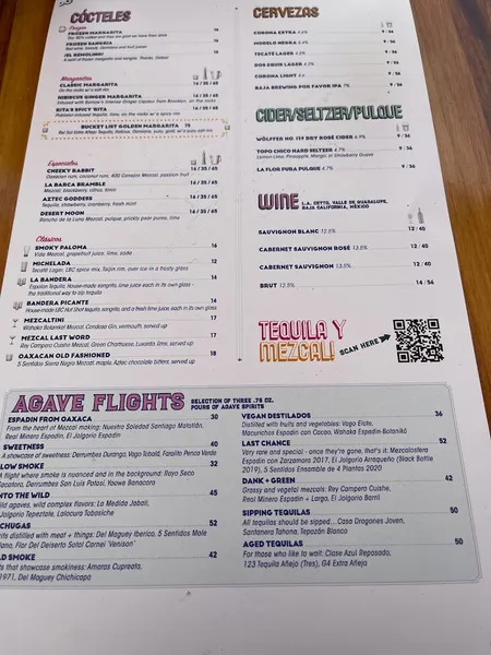 Menu Pier 81