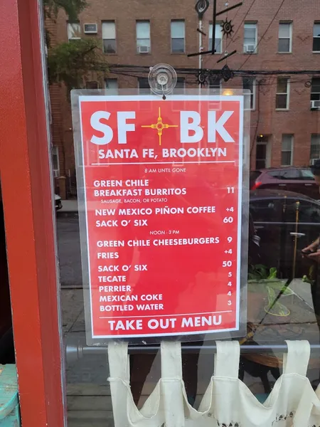 Menu Santa Fe BK