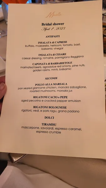 Menu Maiella