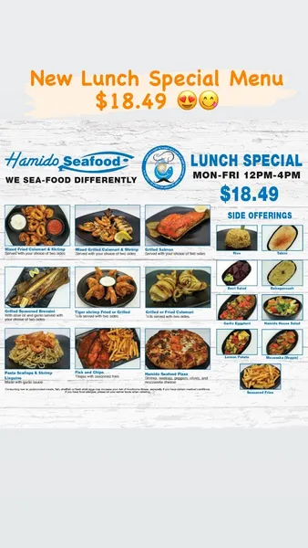 Menu Hamido Seafood