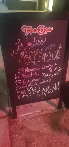 Menu La Loncheria