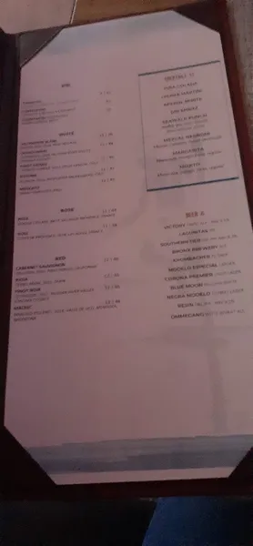 Menu Seawalk Restaurant