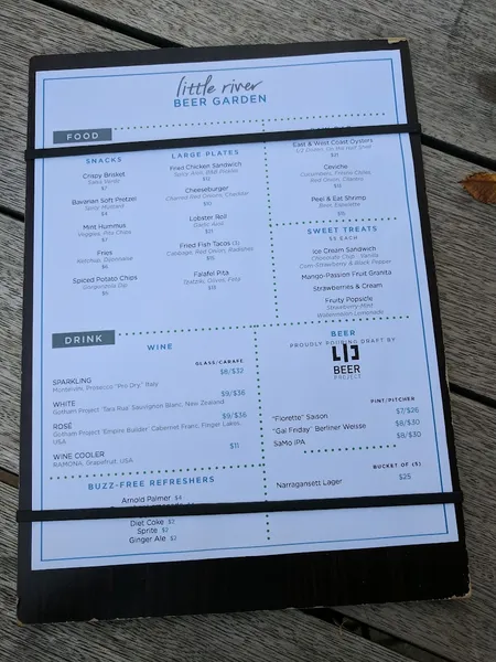 Menu Little River