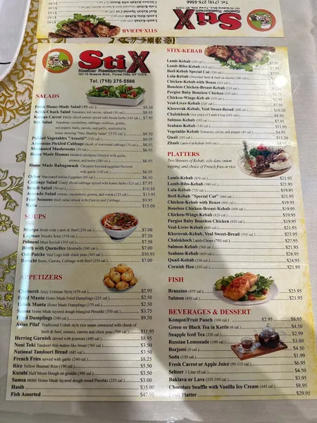 Menu Stix