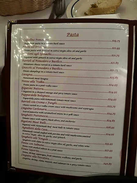 Menu Da Marino NYC