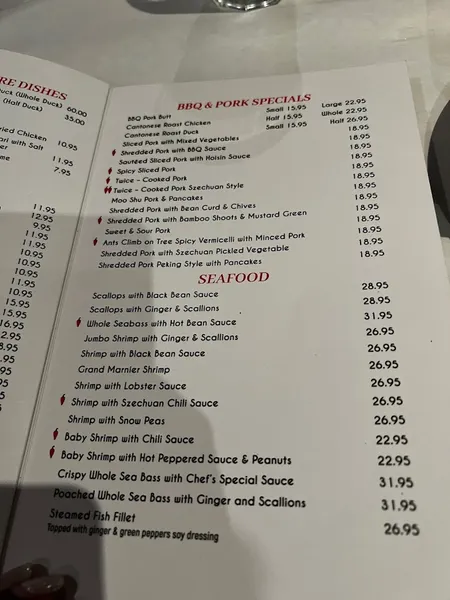 Menu Pig Heaven