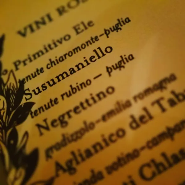 Menu Gottino Enoteca e Salumeria