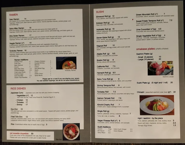 Menu SATO