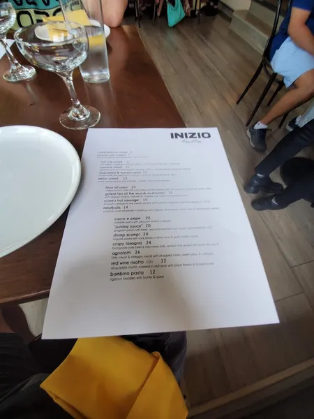 Menu INIZIO