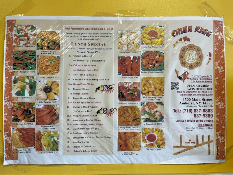 Menu China King