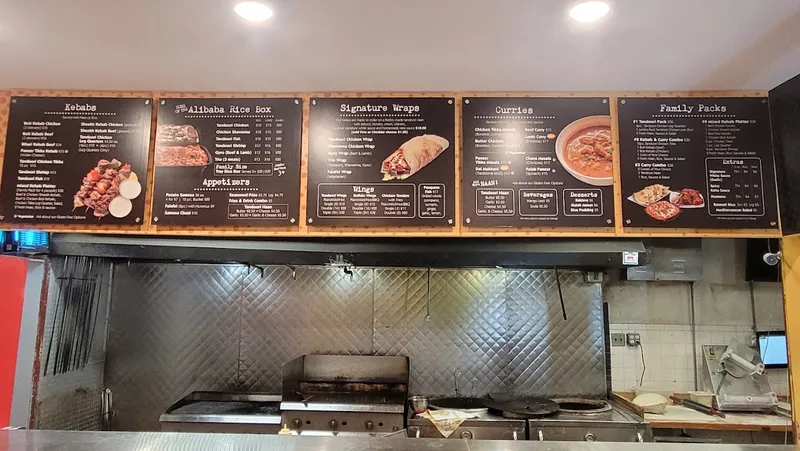 Menu Alibaba Kebab