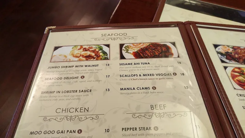 Menu Eastern Pearl