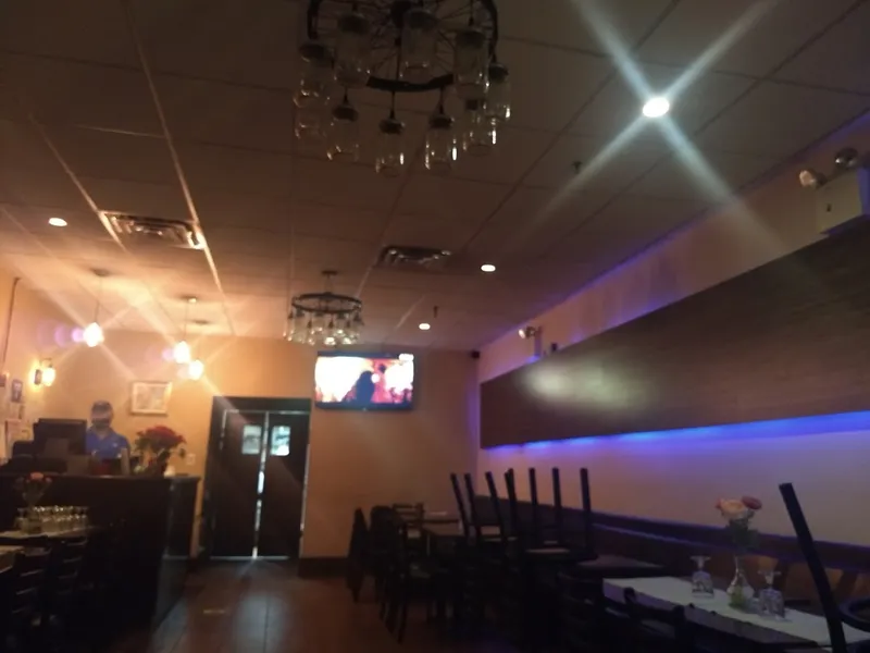 Dining ambiance of restaurant Bombay Grill 1