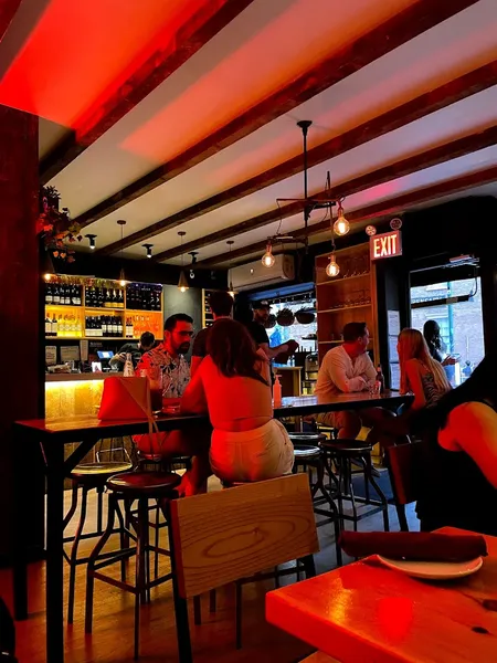 Dining ambiance of restaurant Lamano West Village 1