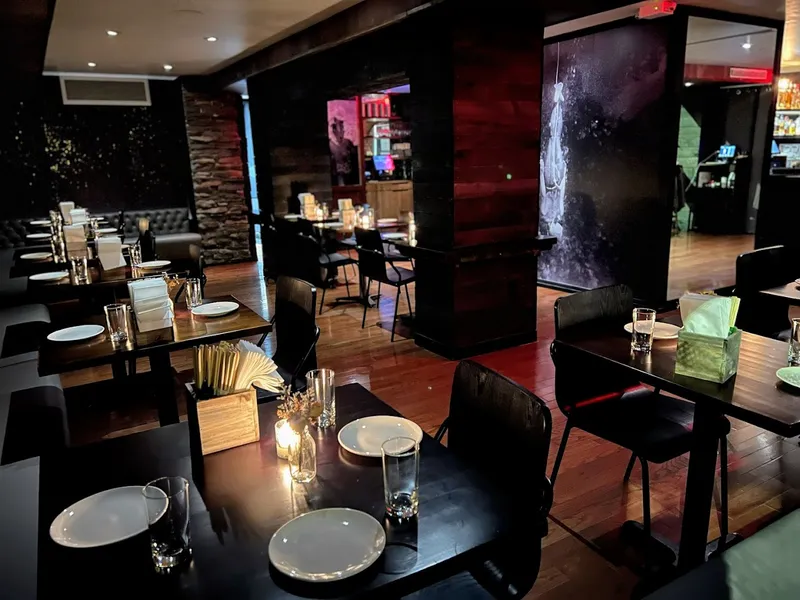 Dining ambiance of restaurant Ama Raw Bar West Village 1