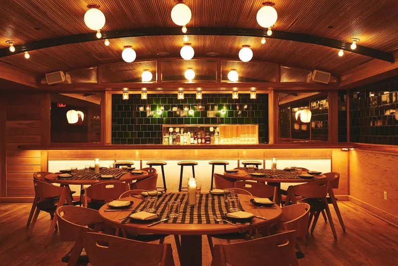 Dining ambiance of restaurant Upland 1