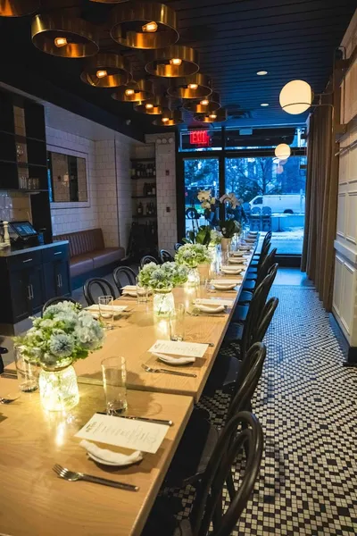 Dining ambiance of restaurant American Brass 3