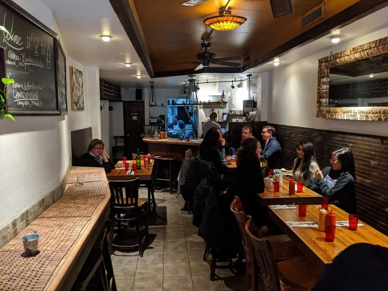 Dining ambiance of restaurant Brindle Room 1