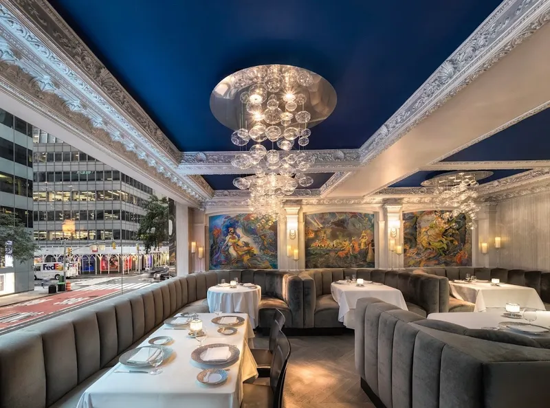 Dining ambiance of restaurant Caviar Russe 2