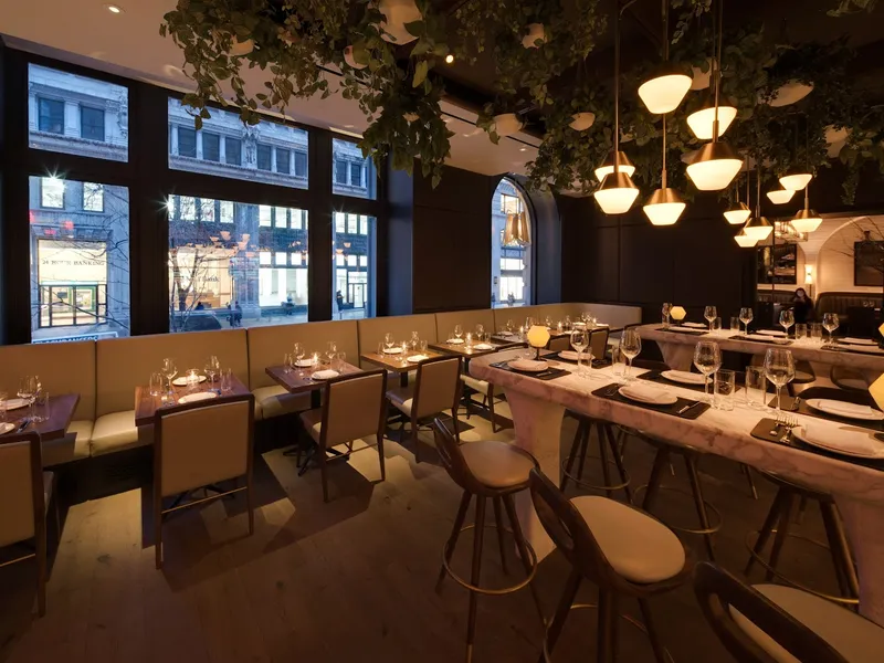 Dining ambiance of restaurant Scarpetta 1